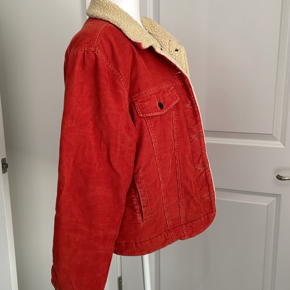 L.L. Bean Corduroy Sherpa Jacket - Picture 3 of 7